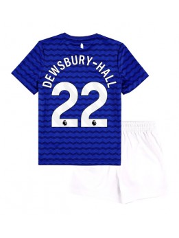 Everton Kiernan Dewsbury-Hall #22 Replika Hemmakläder Barn 2025-26 Kortärmad (+ byxor)